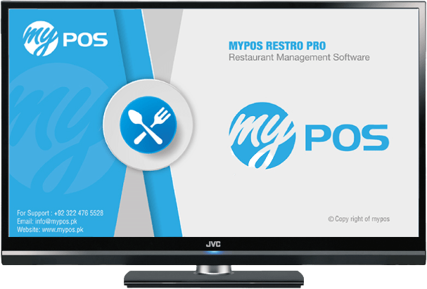Restro POS running on a laptop