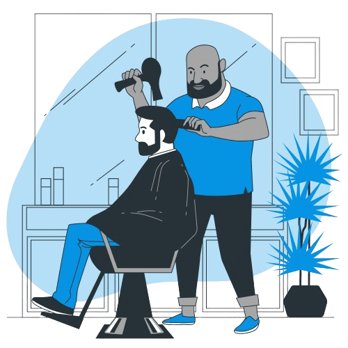 Salon Management hairdresser illustration